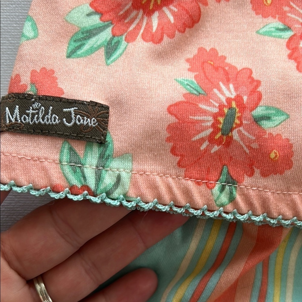 Matilda Jane Garden Dreams Floral Pajama Set Size 4 - Picture 7 of 8